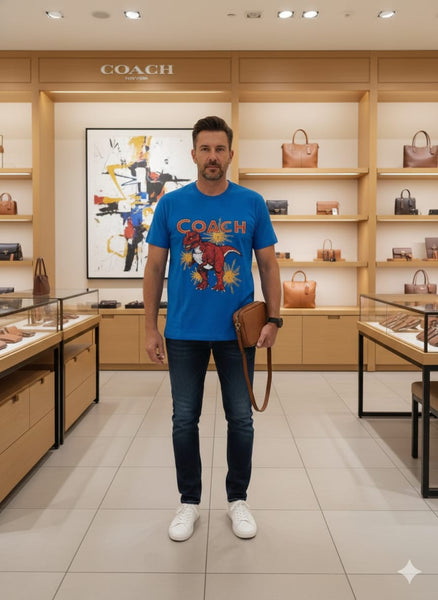 Premium Bold Graphic Print T-Shirt Collection Playful Luxury Street Style