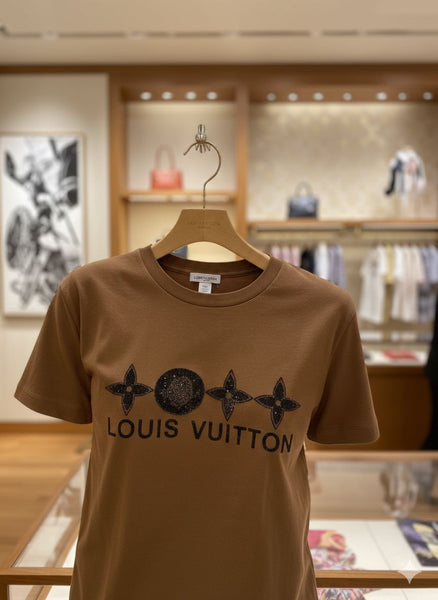 Elegant White Designer-Style Logo T-Shirt for Women
