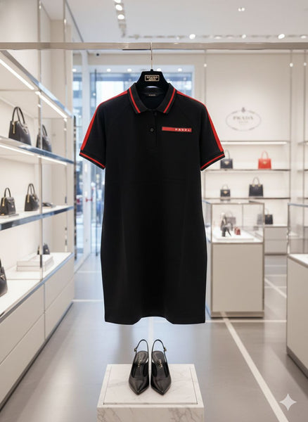 Women’s Imported Polo T-Shirt White Dress Sporty Chic Style