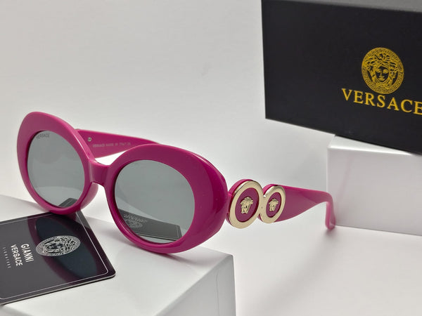 Premium  Bold Round Sunglasses  Luxury Statement Frame