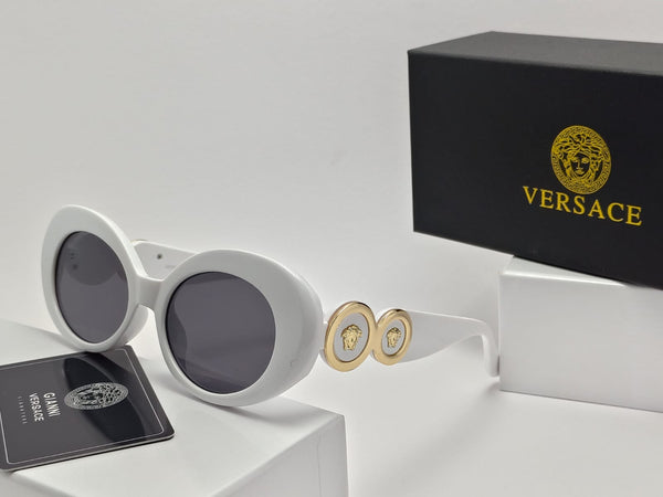 Premium  Bold Round Sunglasses  Luxury Statement Frame