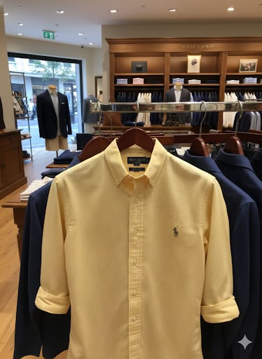 Men’s Premium Button-Down Collar Casual Shirt