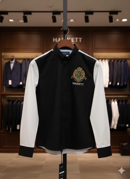 Classic Imported Brand Crest Shirt Premium Smart Casual Essential