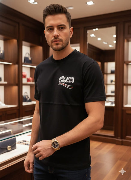 Premium Drop Shoulder T-shirt With Logo