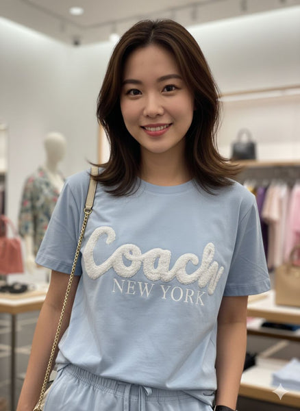 Premium Round Neck Embroidered Logo  Co-Ordinator