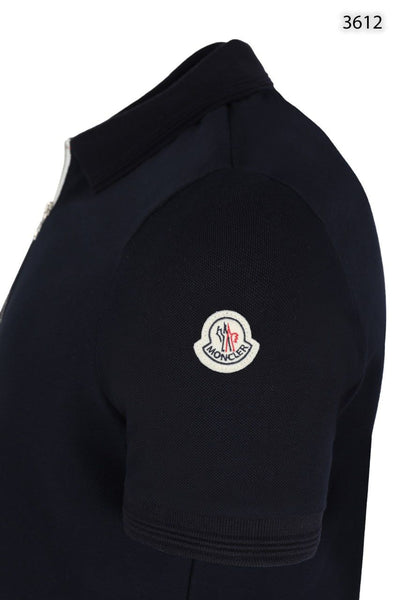 Men’s Premium Zip Polo T-Shirt Stylish Half Zip Collar