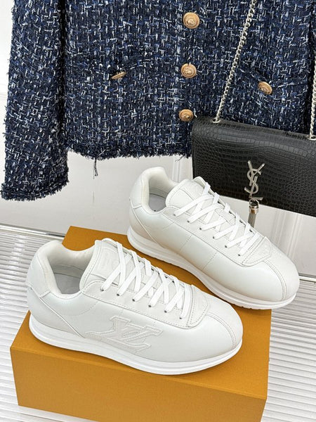 Luxury White Stylish Sneakers  Classic & Comfortable