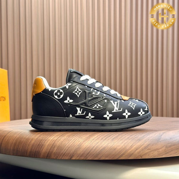 Luxury Monogram Low-Top Sneakers  Premium Street Style