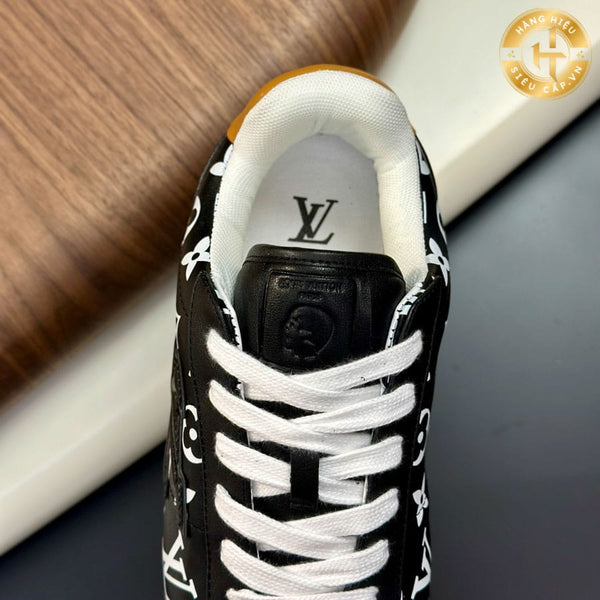 Luxury Monogram Low-Top Sneakers  Premium Street Style