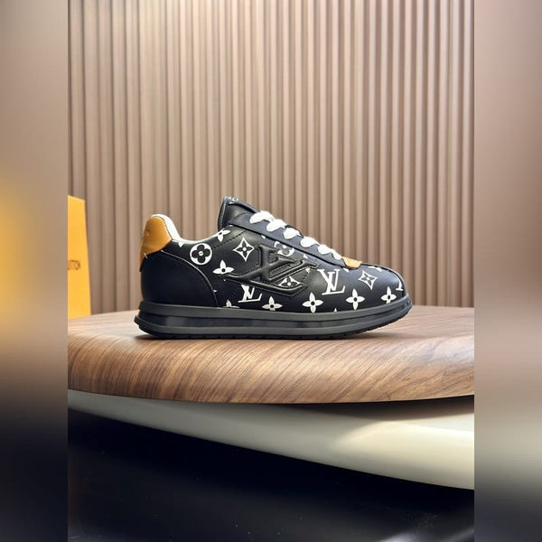 Luxury Monogram Low-Top Sneakers  Premium Street Style
