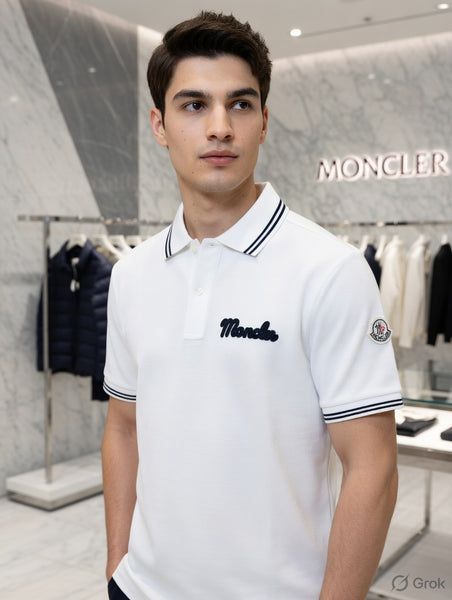 Men’s  Premium Polo T-Shirt with Contrast Collar & Sleeve Detail