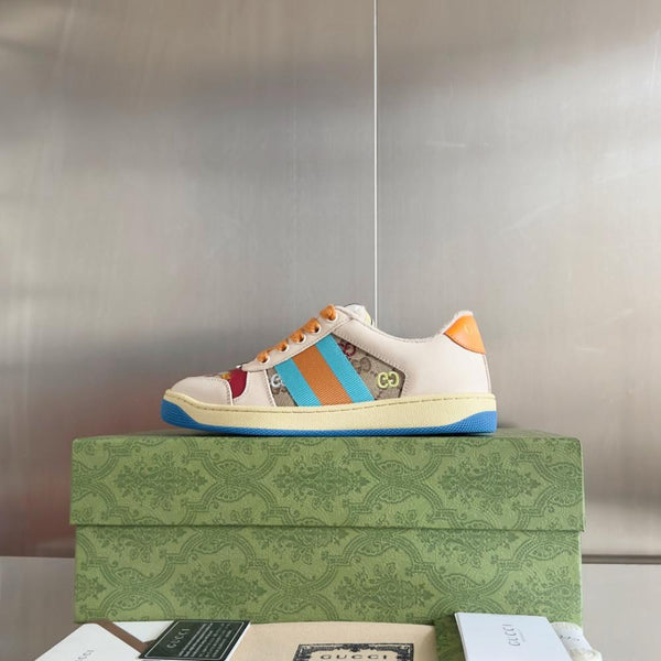 Premium Multicolor GG Sneakers  Trendy Designer Casual Shoes