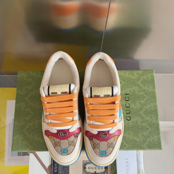 Premium Multicolor GG Sneakers  Trendy Designer Casual Shoes