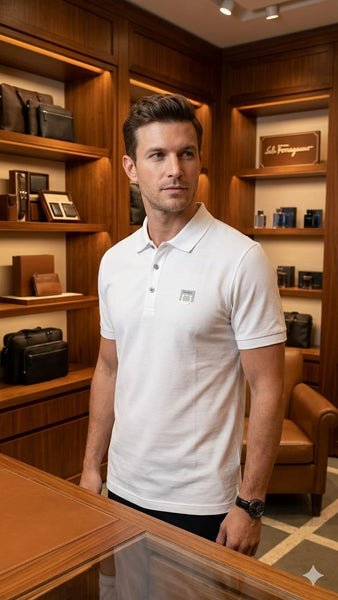 Men’s Classic Solid Polo T-Shirt  Premium Comfortable Casual Wear