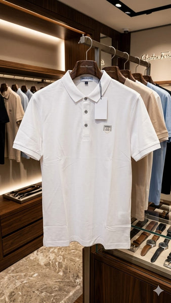 Men’s Classic Solid Polo T-Shirt  Premium Comfortable Casual Wear