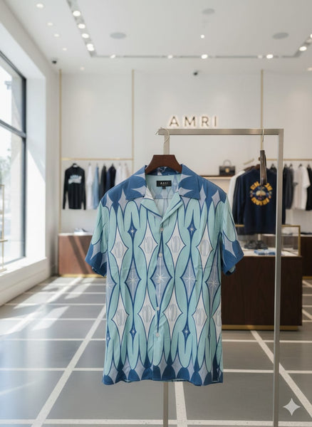 Premium Argyle  Bowling Shirt