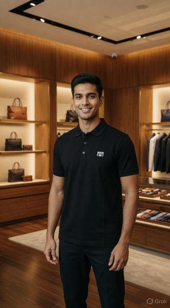 Premium Black Classic Polo T-Shirt – Stylish & Comfortable Everyday Wear
