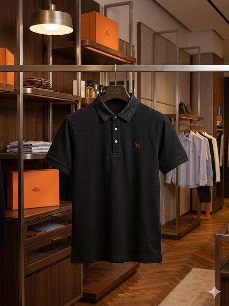 Classic Premium Black Polo T-Shirt for Men