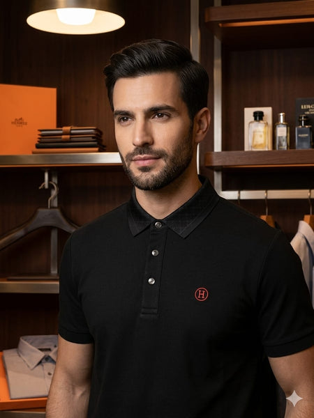 Classic Premium Black Polo T-Shirt for Men