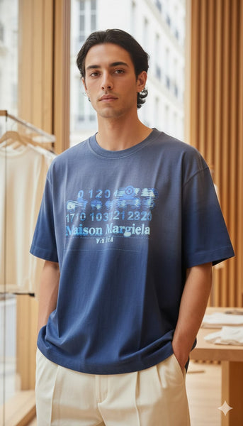 Premium Printed Short Sleeve  Drop Shoulder Tee