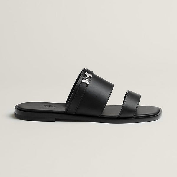 Men’s Premium Black Slip-On Sandals | Stylish & Comfortable Casual Sliders