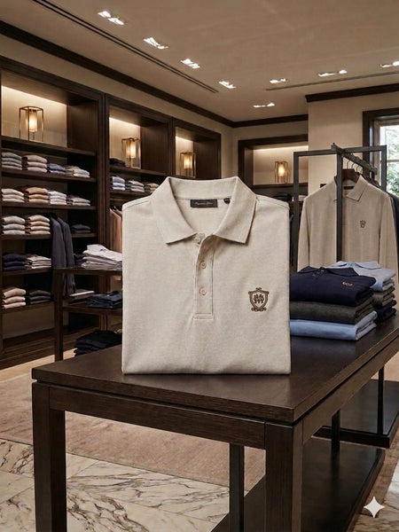 Elegant Premium Brand  Classic Fit Polo T-Shirt