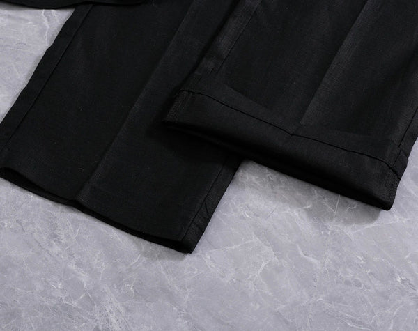 Premium Black Casual Shirt & Trouser Co-Ord Set for Men