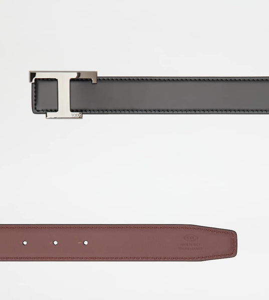 T Timeless Leather Belt