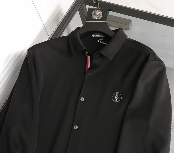 Premium Regular-Fit Shirt With Logo Patched
