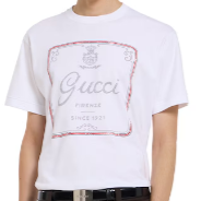 Premium  Men’s White Graphic T-Shirt  Luxury Round Neck Tee