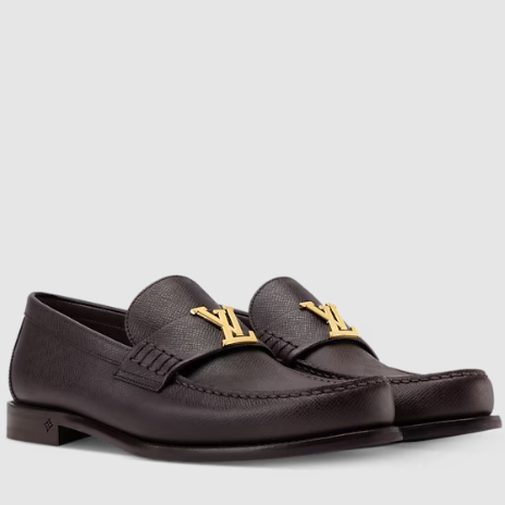 Men’s Premium Brown Leather Loafers Classic Luxury Style