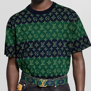 Premium Monogram Short-Sleeved Crewneck Tee