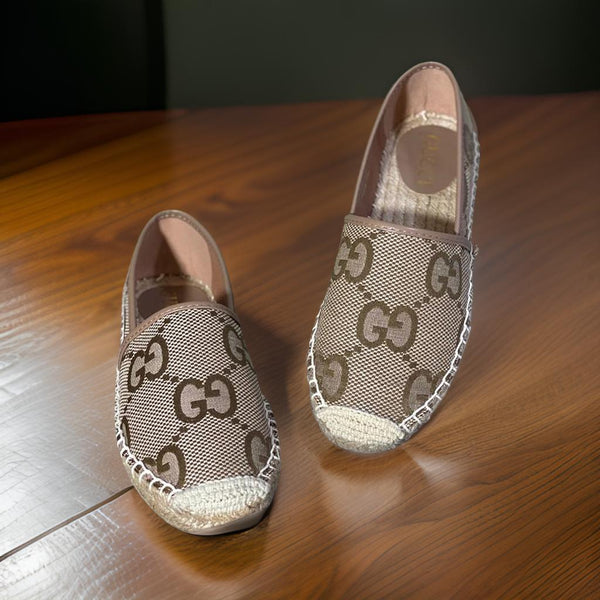 Beige Monogram Canvas Espadrilles