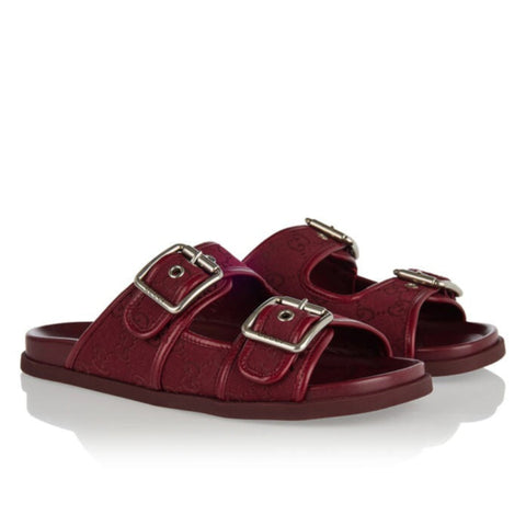 Luxury Men's slide Sandal with Buckles