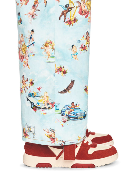 Premium Brick Red/White Out Of Office Suede