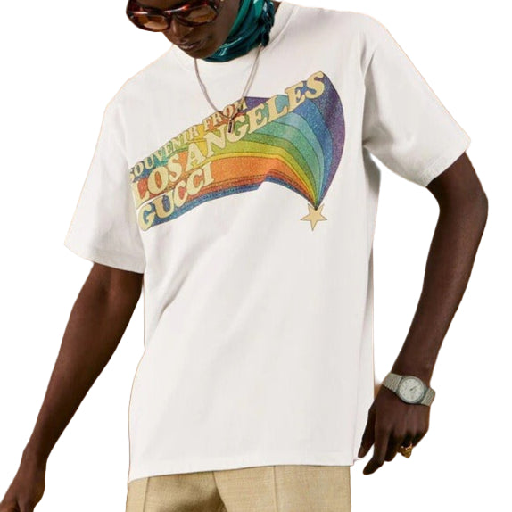 Luxury Retro Skunk Print T-shirt