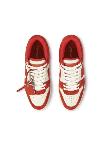 Premium Brick Red/White Out Of Office Suede