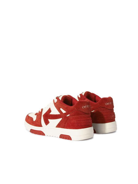 Premium Brick Red/White Out Of Office Suede
