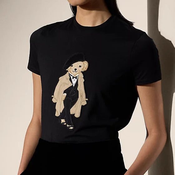 Premium Trench Polo Bear Cotton Tee