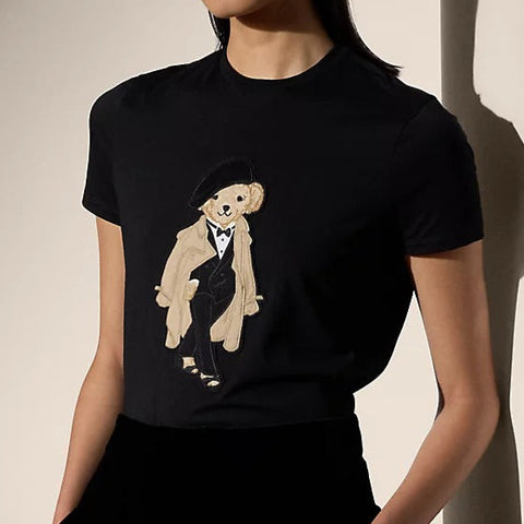 Premium Trench Polo Bear Cotton Tee