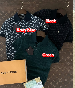 Premium Monogram Designer Polo T-Shirt Collection