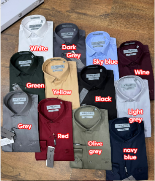 Men’s Premium Embroidered Logo Formal Shirt