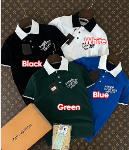 Premium Polo T-Shirt – Classic Logo, Contrast Collar