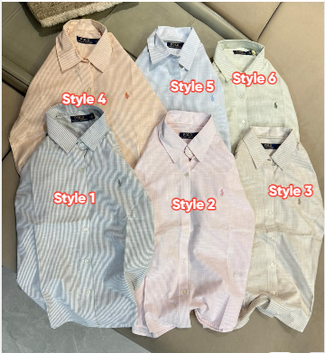Classic Pastel Stripe Women’s Button-Down Shirt  Elegant Everyday Formal Wear