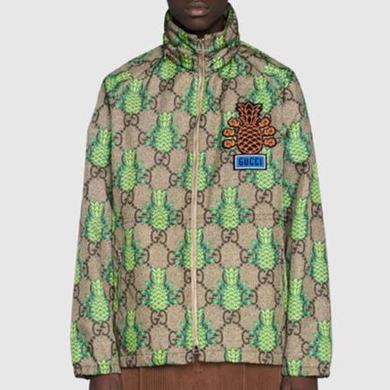 Premium GG Pineapple Print Jacket