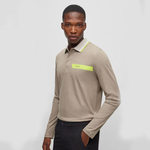 Interlock Cotton Polo-Shirt With Stripe And Logo
