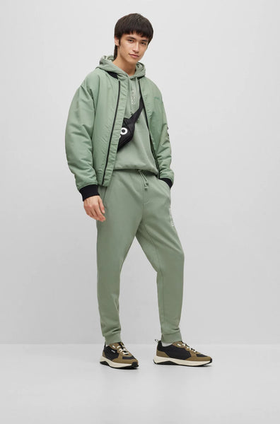 Relaxed-Fit Lycra Tracksuit With Marker Logo