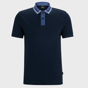 Premium  Regular  Fit  Polo Shirt With Contrast Stripe