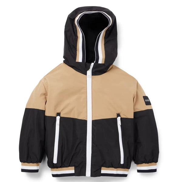 Kids' Hooded Jacket With Signature Stripes