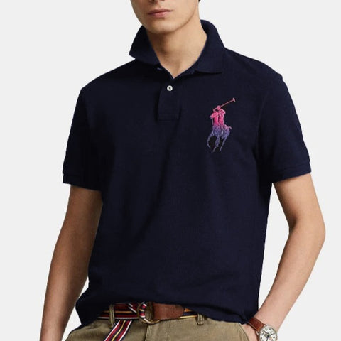 Men Custom Slim Fit Mesh Polo  T-Shirt